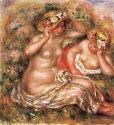 The Nudes Wearing Hats Pierre Renoir